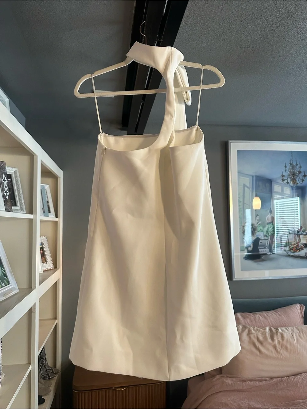 Zara Strapless White Mini Dress - Picture 2 of 2